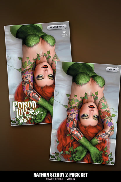 Poison Ivy #17 Nathan Szerdy Tattoo Exclusive 2-Pack Set - trade dress and virgin covers