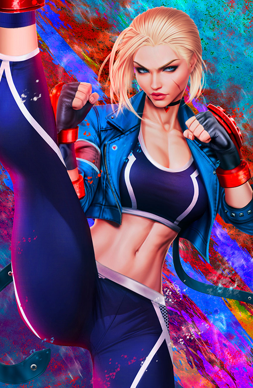 Street Fighter Evolution #1 Ariel Diaz exclusive virgin variant cover
