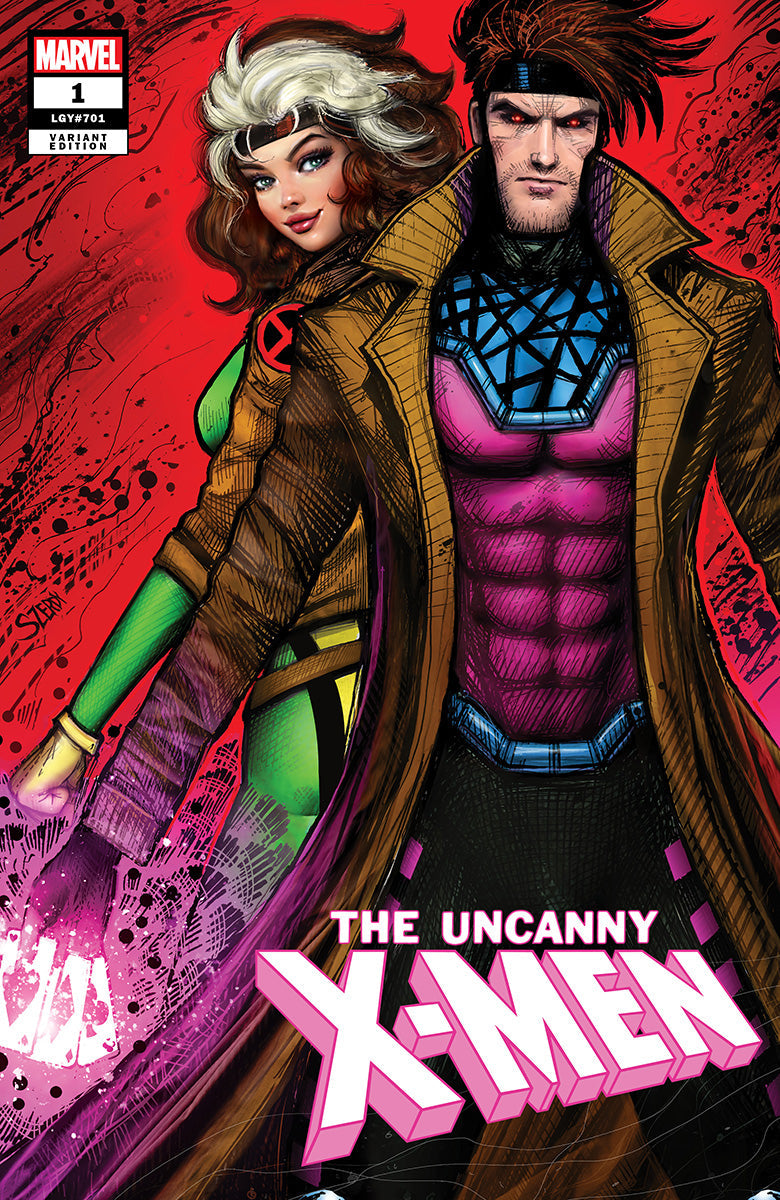 Uncanny X-Men #1 Nathan Szerdy Gambit & Rogue Exclusive Trade Dress Variant
