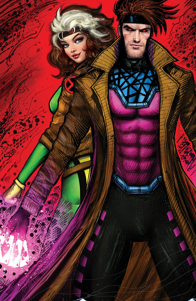 Uncanny X-Men #1 Nathan Szerdy Gambit & Rogue Exclusive Virgin Variant