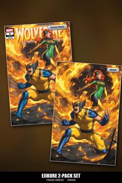 Wolverine #5 Ejikure Exclusive 2-Pack Set - trade dress and virgin covers
