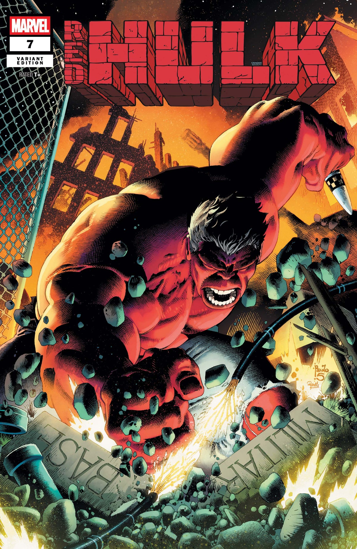 Red Hulk #7 Paulo Siqueira Variant