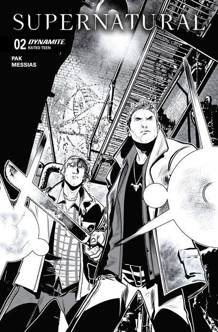 Supernatural #2 Cover F 1 in 10 Eder Messias Line Art Variant