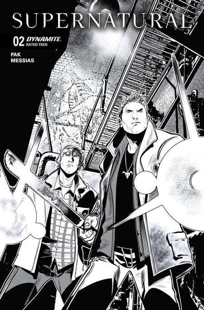 Supernatural #2 Cover F 1 in 10 Eder Messias Line Art Variant