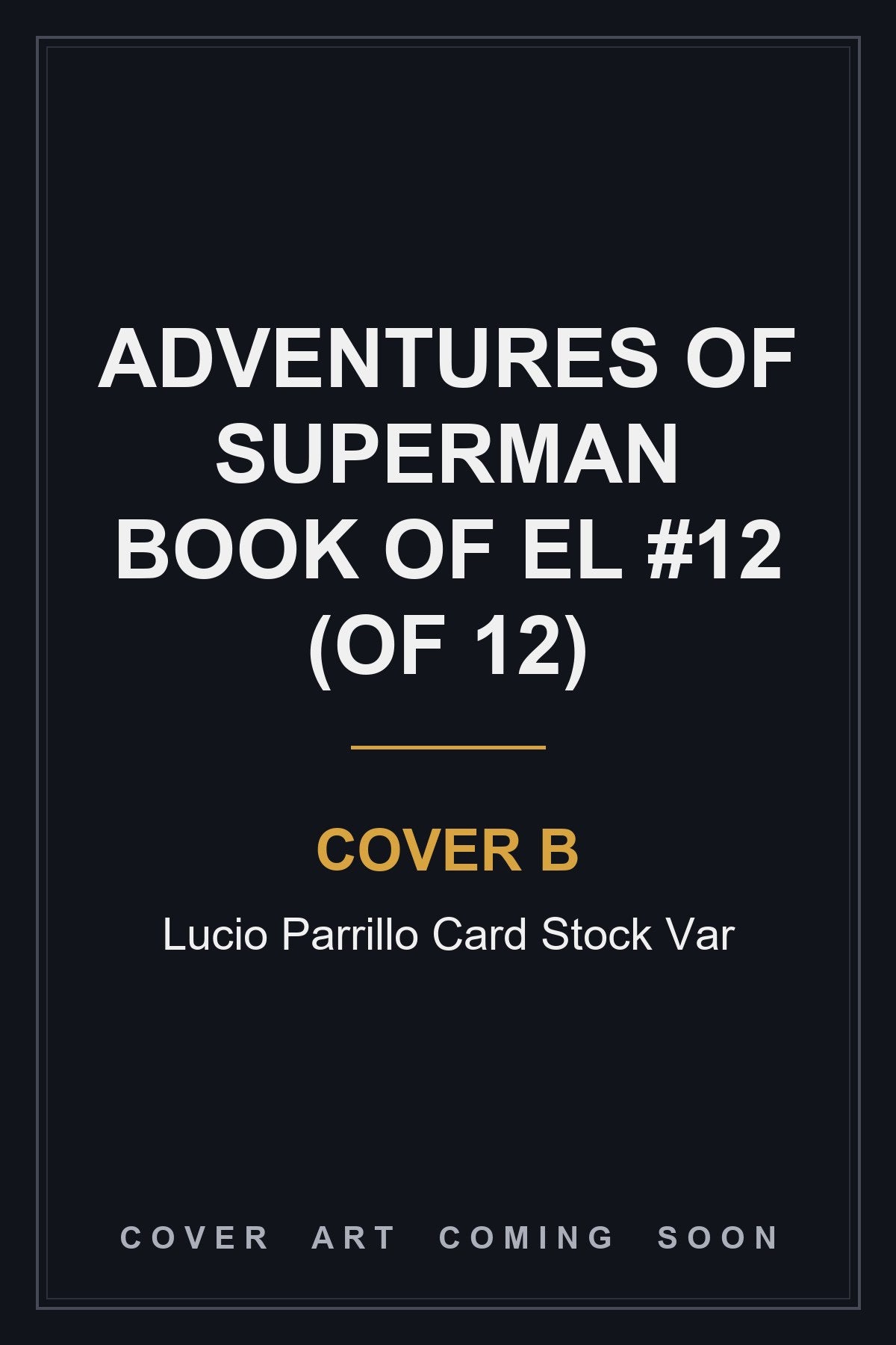 Book of El #12 Cover B