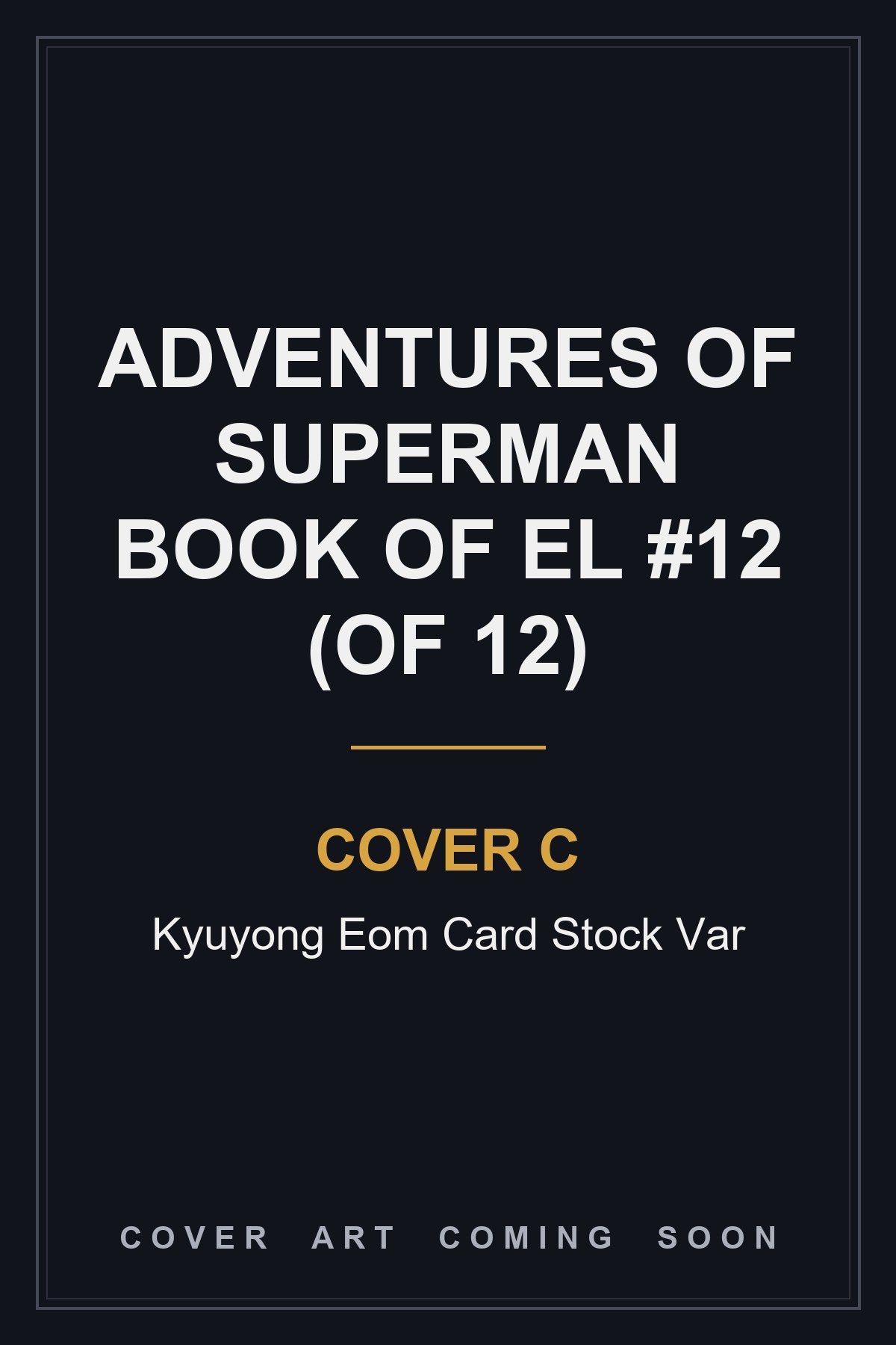 Book of El #12 Cover C