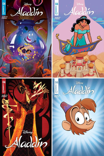 Aladdin #4 all covers