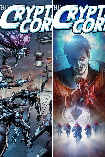 Cryptid Corps #6 all covers