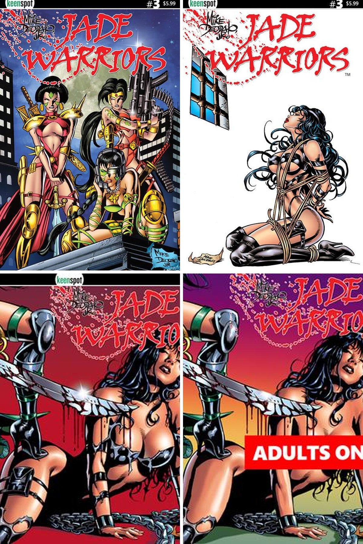 Jade Warriors #3 all covers
