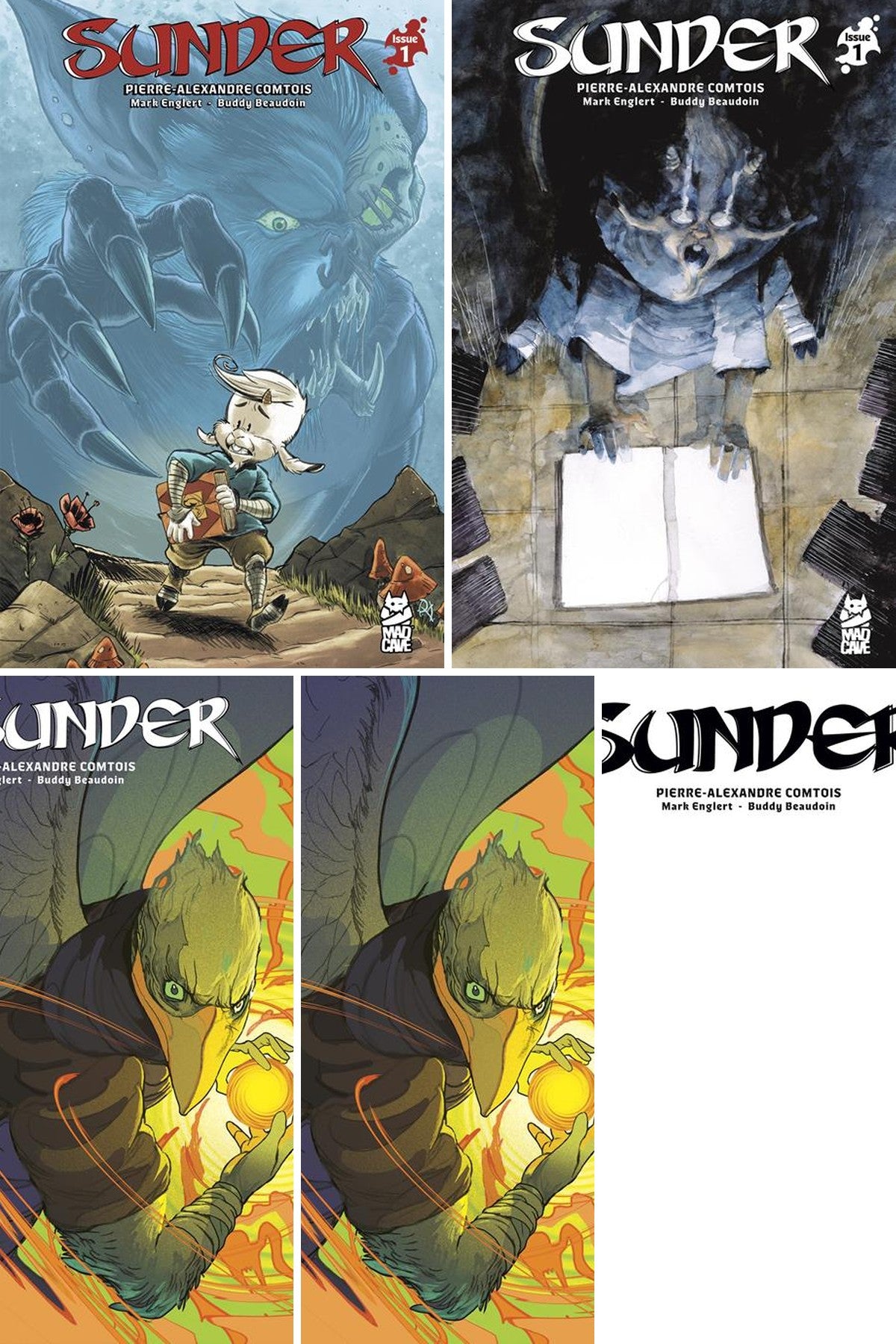 Sunder #1 all covers