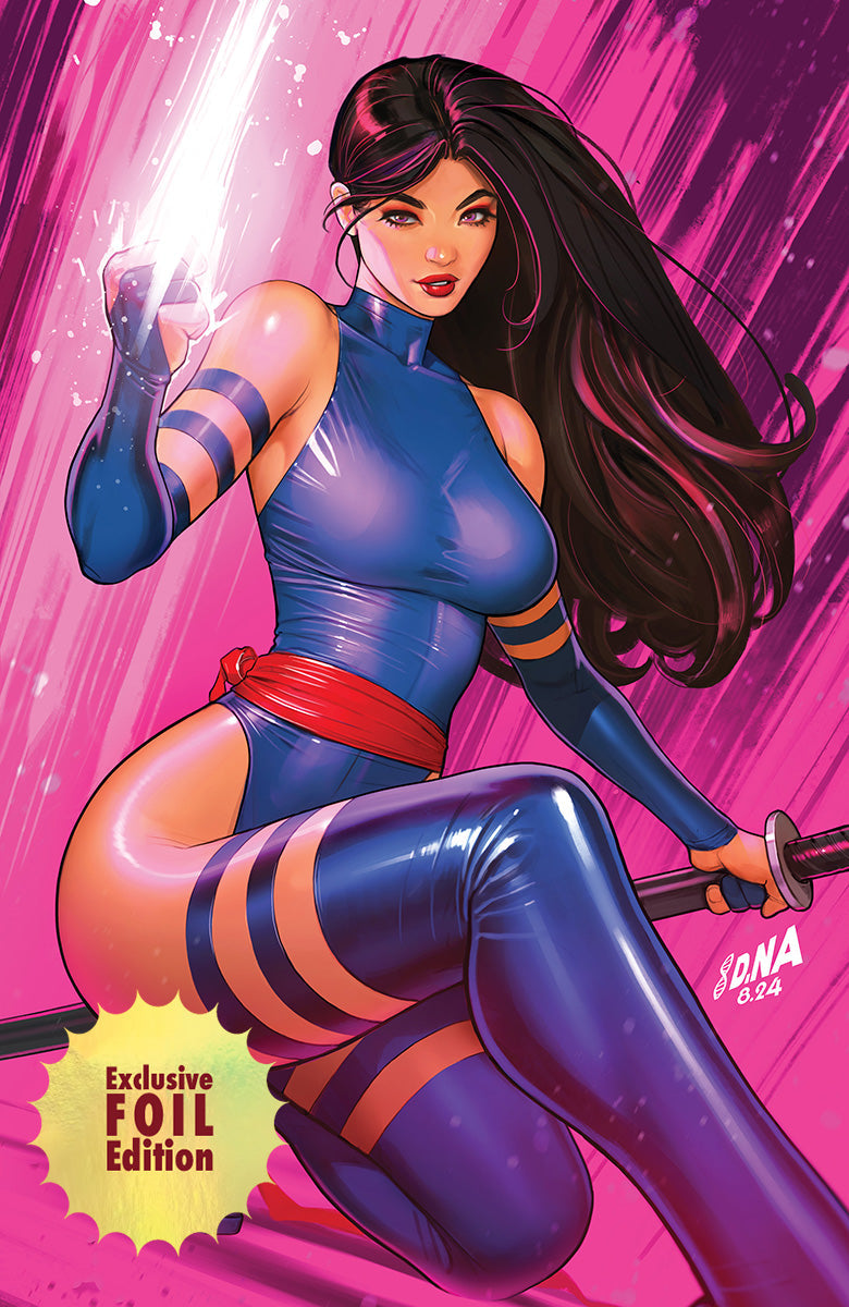 Psylocke #1 David Nakayama exclusive virgin foil variant cover
