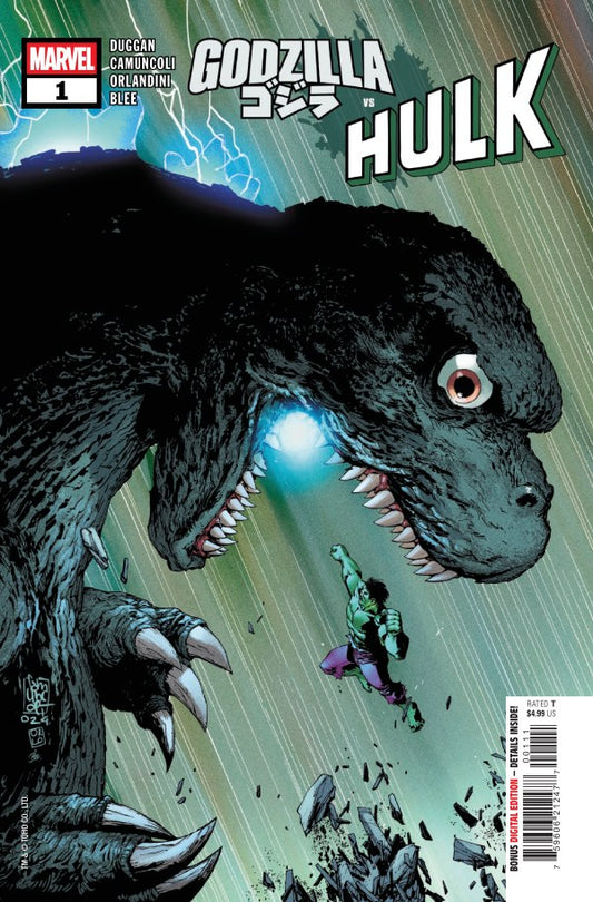 Godzilla vs. Hulk #1 Cover A Giuseppe Camuncoli