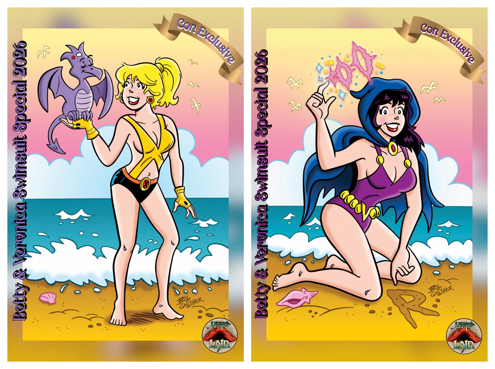 Golliher 2-Pack - Kitty Pryde and Raven covers