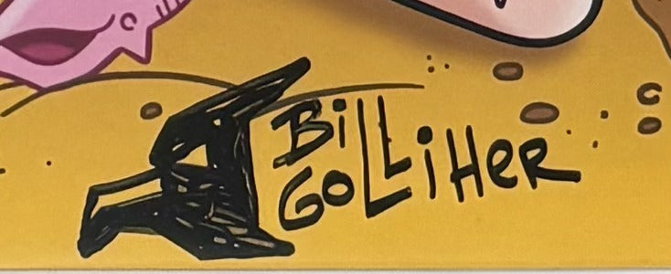 Example of Bill Golliher custom Raven signature (COA) on the Raven cover