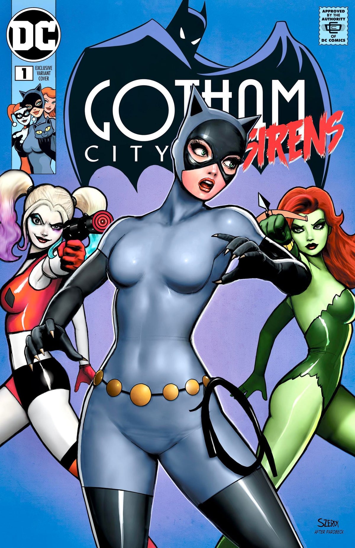 Gotham City Sirens #1 Nathan Szerdy Exclusive Trade Dress Variant