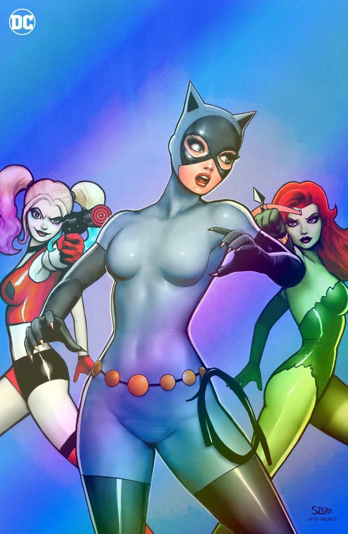 Gotham City Sirens #1 Nathan Szerdy Exclusive Virgin Foil Variant