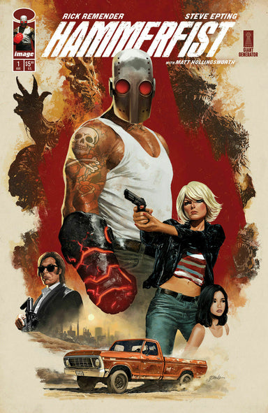 Comic book cover of 'Hammerfist #1 Ashcan Promo 1 PER STORE'