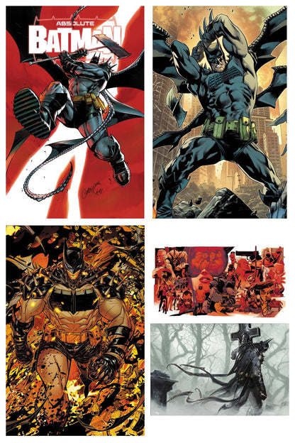 Absolute Batman #25 cover collage