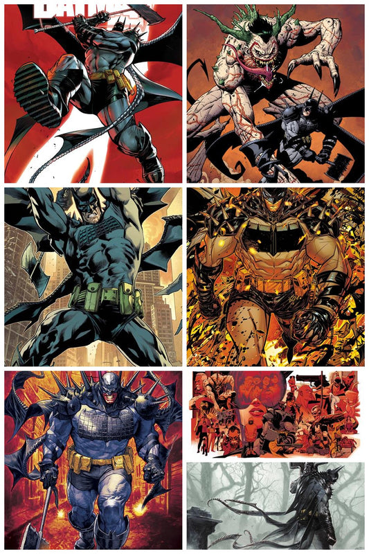 Absolute Batman #25 cover collage