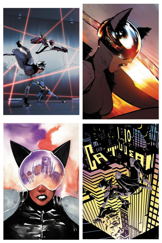 Absolute Catwoman #4 cover collage