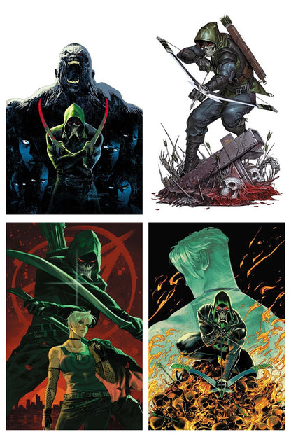 Absolute Green Arrow #6 cover collage