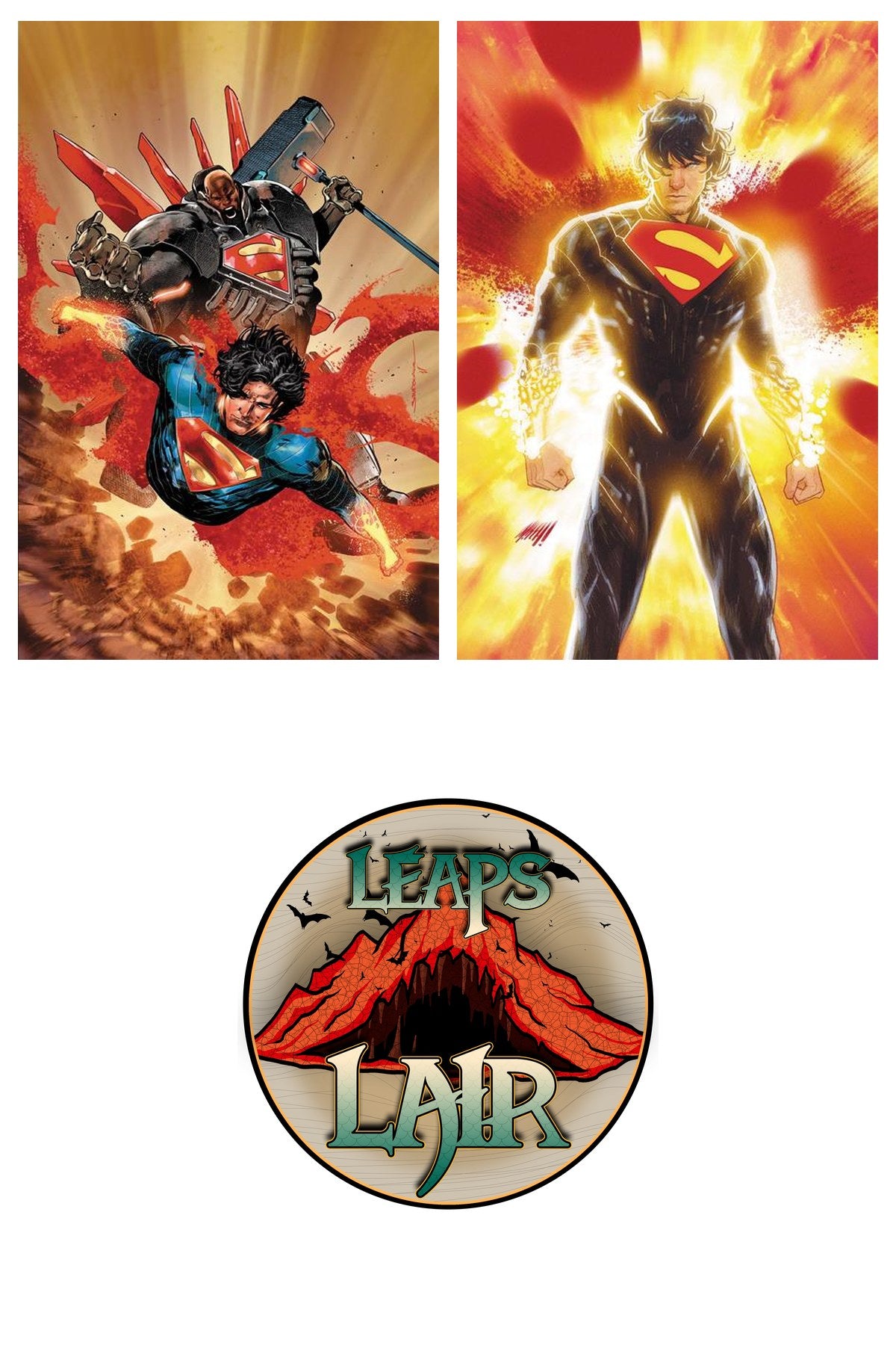 Absolute Superman #24 cover collage