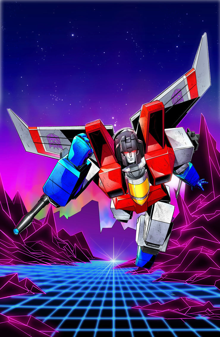TRANSFORMERS #18 RAYMOND GAY 80s STARSCREAM VIRGIN VARIANT SET LTD 750
