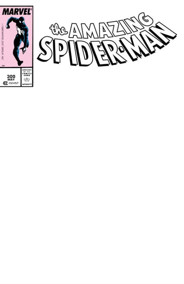 Amazing Spider-Man #300 Facsimile Edition blank sketch variant cover