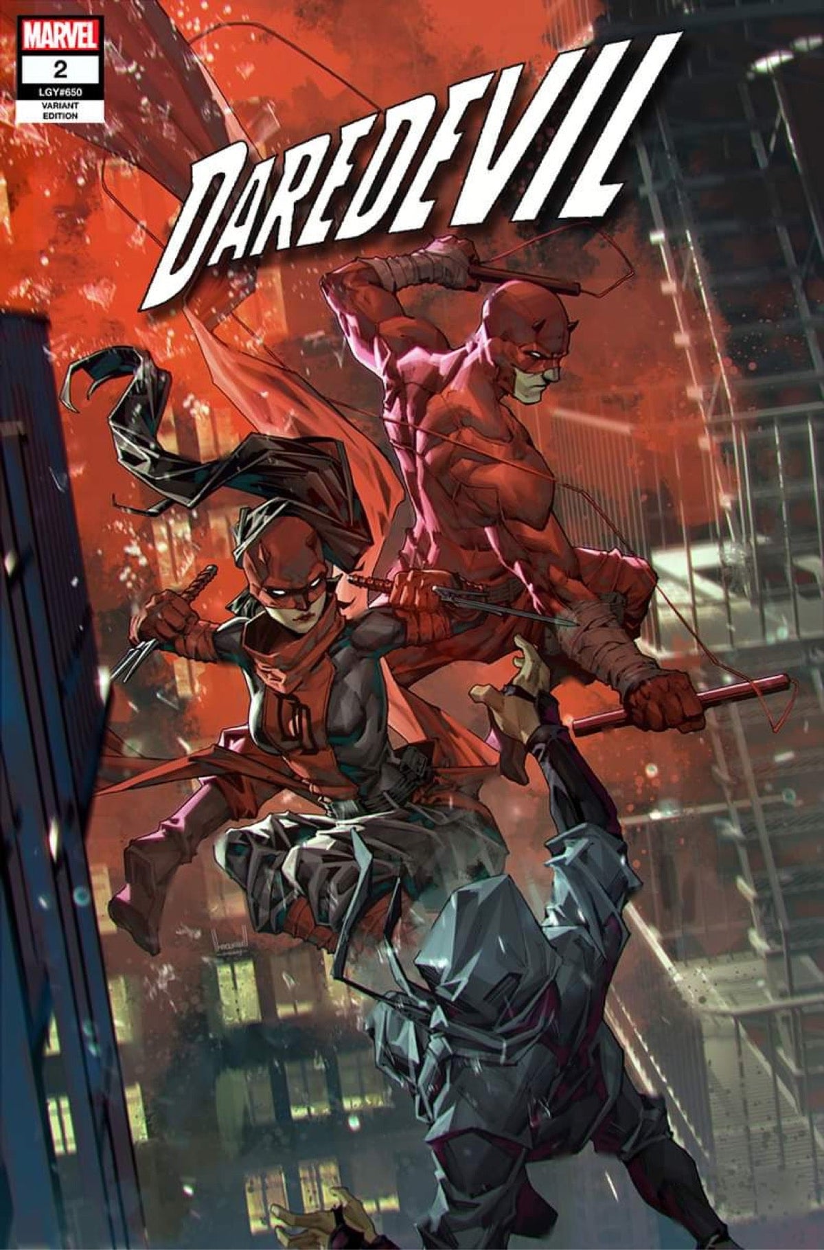 Daredevil #2 Kael Ngu Exclusive Trade Dress Variant
