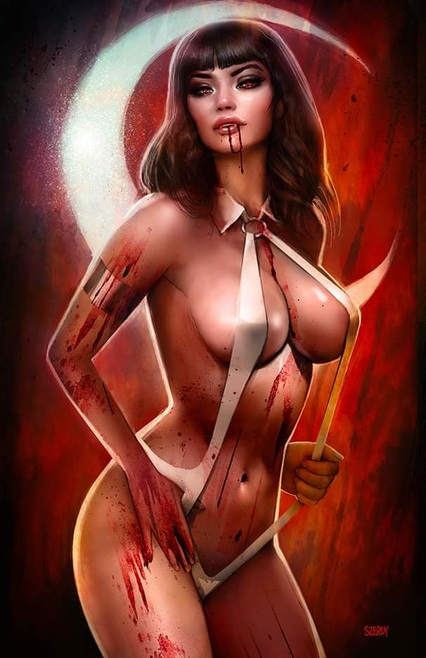 Vampirella: Year One #1 – Nathan Szerdy Exclusive Variant – Virgin Variant A