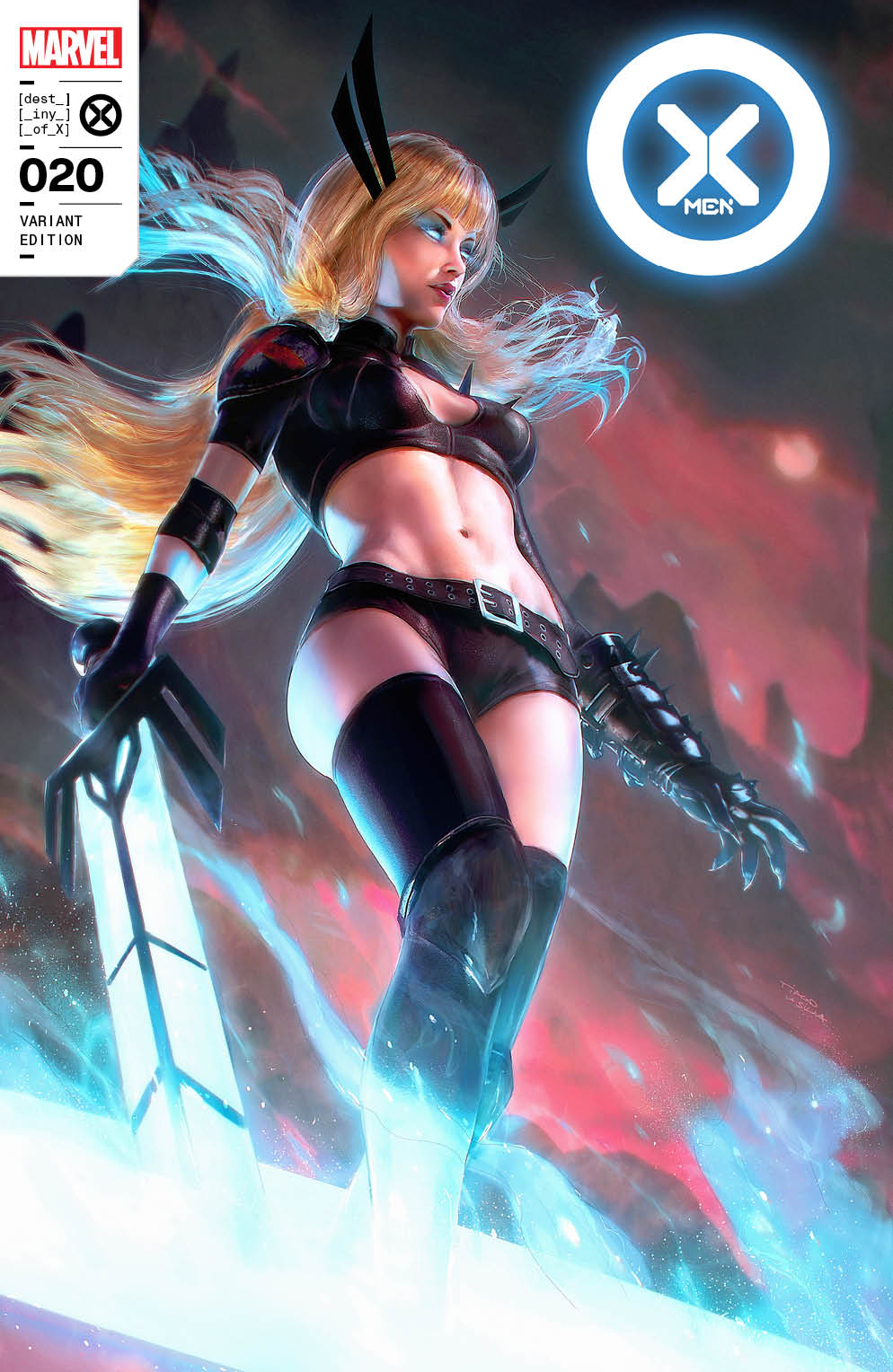 X-Men #20 Tiago Da Silva exclusive trade dress variant cover — Magik