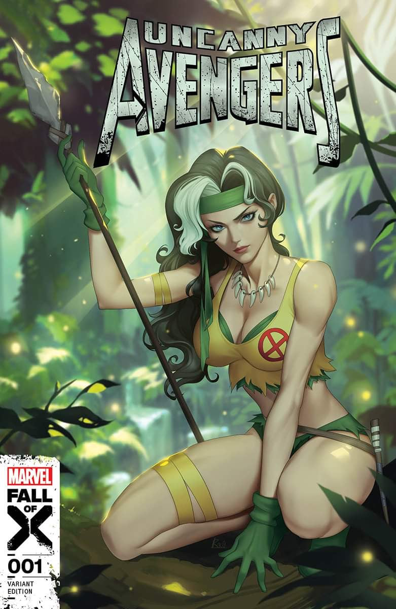Uncanny Avengers #1 R1C0 exclusive Savage Land Rogue trade dress variant cover