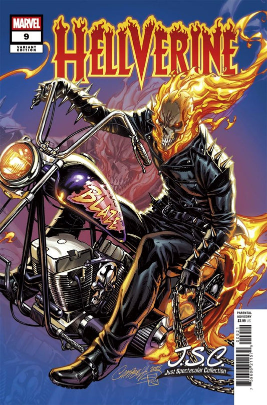 HELLVERINE #9 J. SCOTT CAMPBELL JUST SPECTACULAR COLLECTION VARIANT PRESALE 8/6