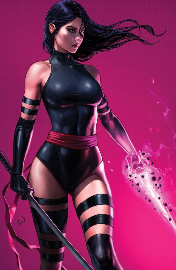 Psylocke #1 Ivan Talavera exclusive pink virgin variant cover
