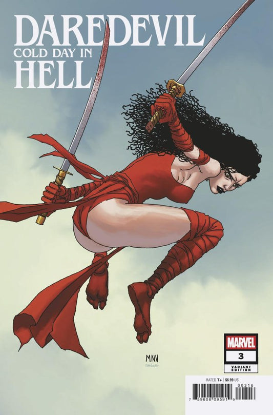 DAREDEVIL: COLD DAY IN HELL #3 STEVE MCNIVEN VARIANT INCENTIVE [1:25] PRESALE 8/6
