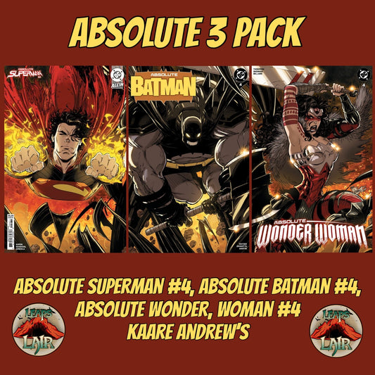 ABSOLUTE SUPERMAN, BATMAN & WONDER WOMAN #4 | CONNECT COVERS 3PK