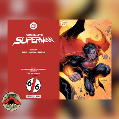 Absolute Superman #1 Tyler Kirkham Exclusive - back cover