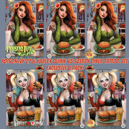 Harley Quinn #45 / Poison Ivy #27 Nathan Szerdy Exclusive Connecting Variant 6 Pack