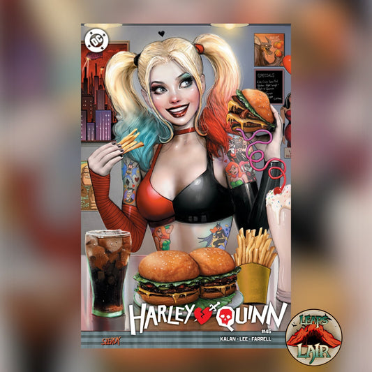 Harley Quinn #45 Nathan Szerdy Exclusive Diner Tattoo Trade Dress Variant