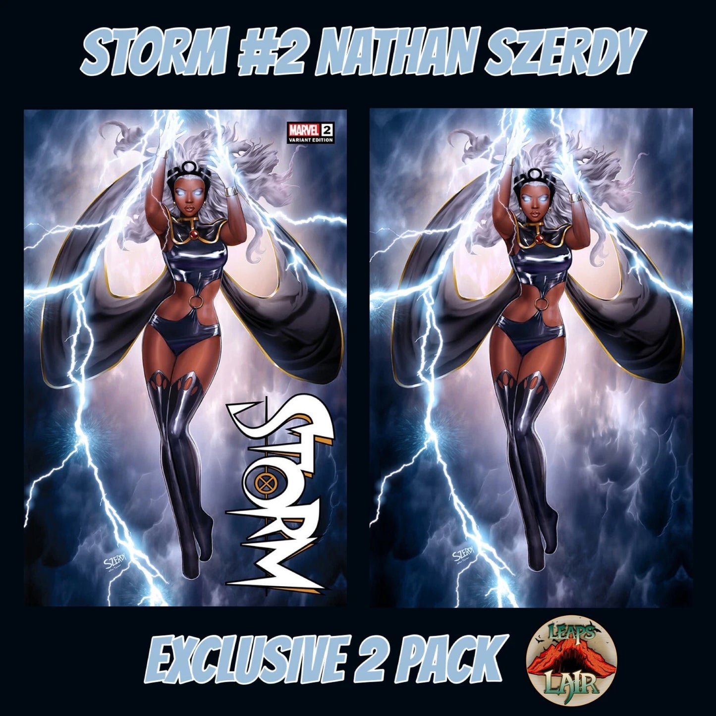 Storm #2 Nathan Szerdy Trade & Virgin Exclusive 2-Pack Marvel
