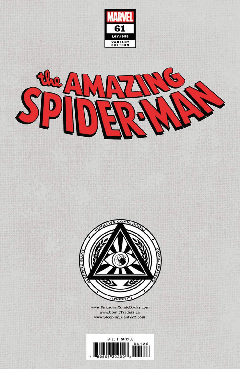 Amazing Spider-Man #61 EJIKURE Exclusive Virgin Variant
