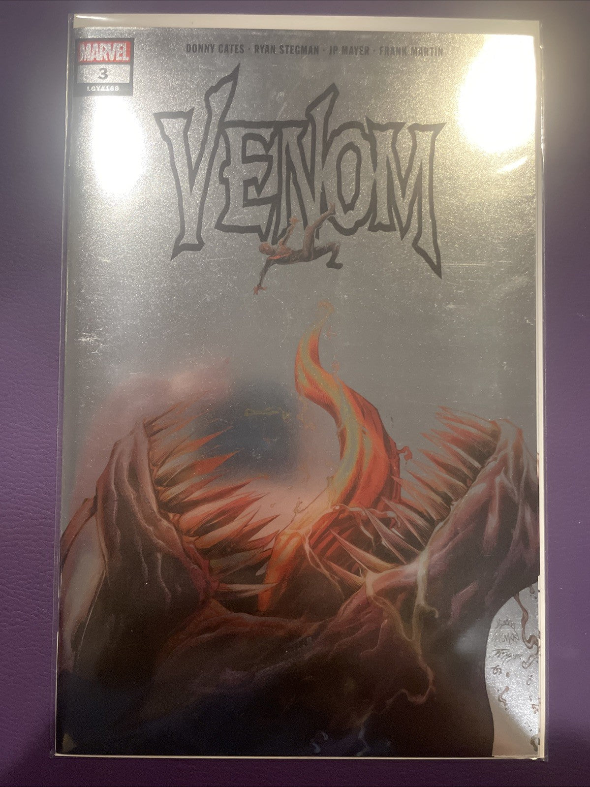 Venom #3 Facsimile Ryan Stegman foil trade dress variant cover
