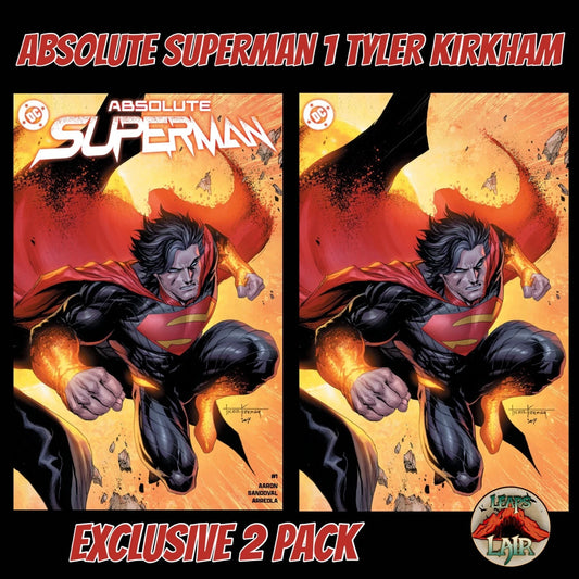 Absolute Superman #1 Tyler Kirkham Exclusive - Trade and Virgin 2-Pack