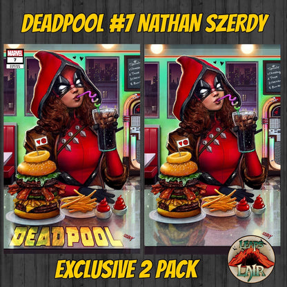 Deadpool #7 Nathan Szerdy Diner Trade & VIRGIN Exclusive 2-Pack
