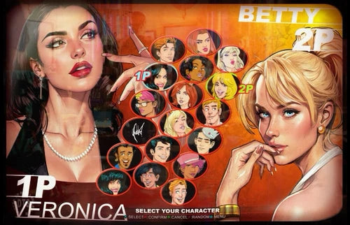 Archie & Friends Level Up! #1 Cedric Poulat Virgin TV Variant Veronica Betty LTD 250