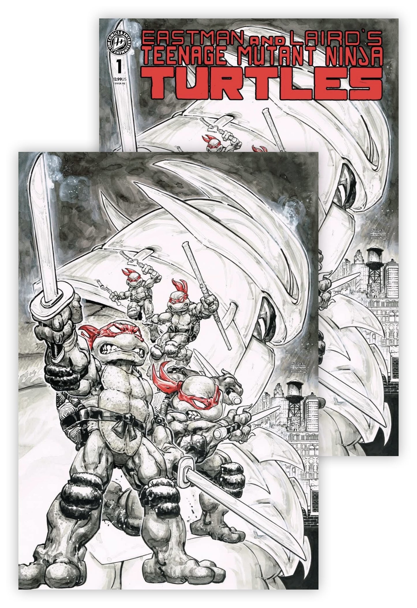 PRE-ORDER 7/31 @ 9am PST : Teenage Mutant Ninja Turtles: Mirage Facsimile #1 Freddie Williams II LeapsLair Exclusive LTD 600 PREORDER 8/26
