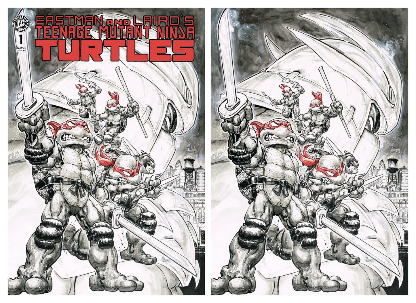 PRE-ORDER 7/31 @ 9am PST : Teenage Mutant Ninja Turtles: Mirage Facsimile #1 Freddie Williams II LeapsLair Exclusive LTD 600 PREORDER 8/26