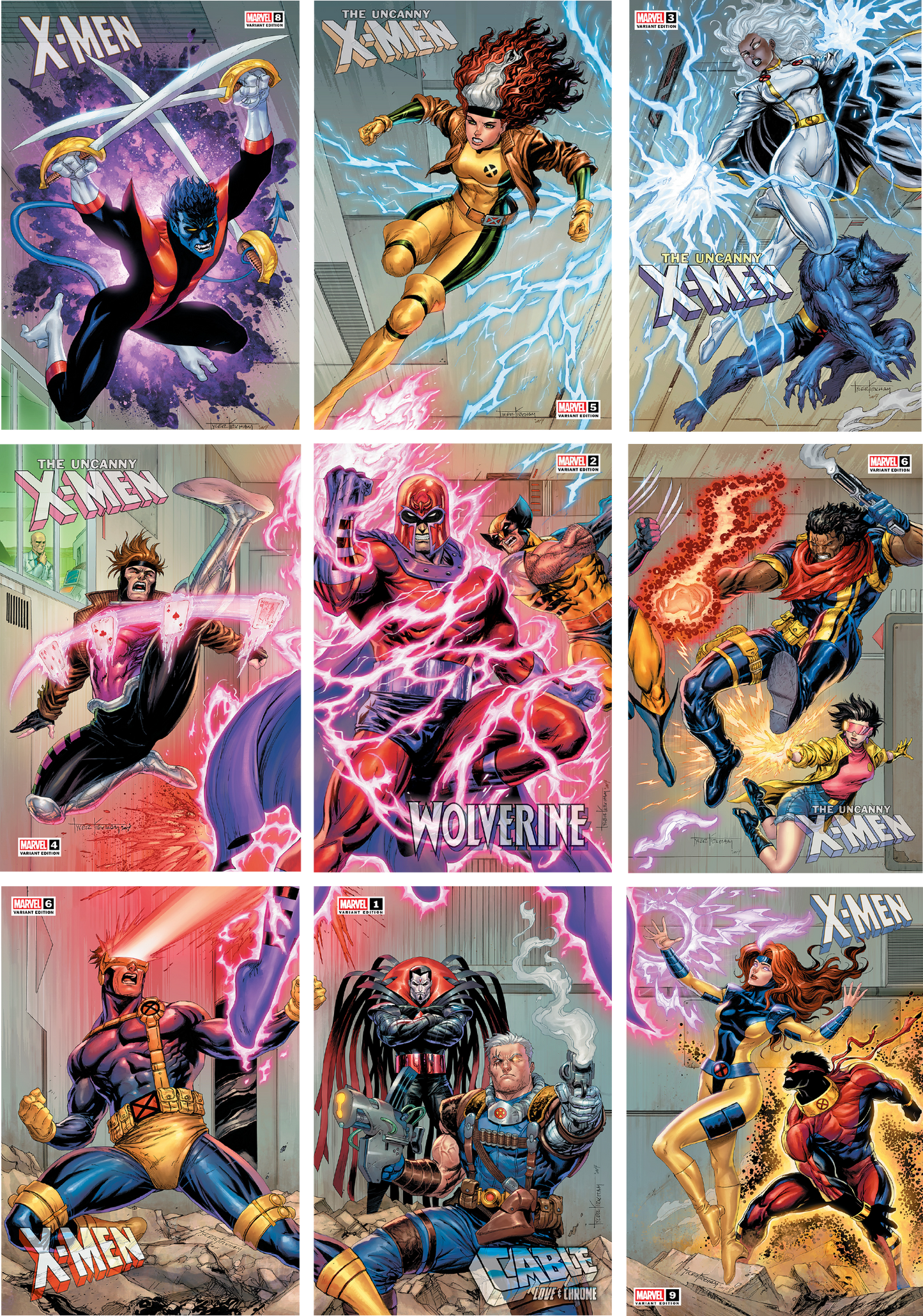 9SET Danger Room Trade Bundle - all 9 trade covers