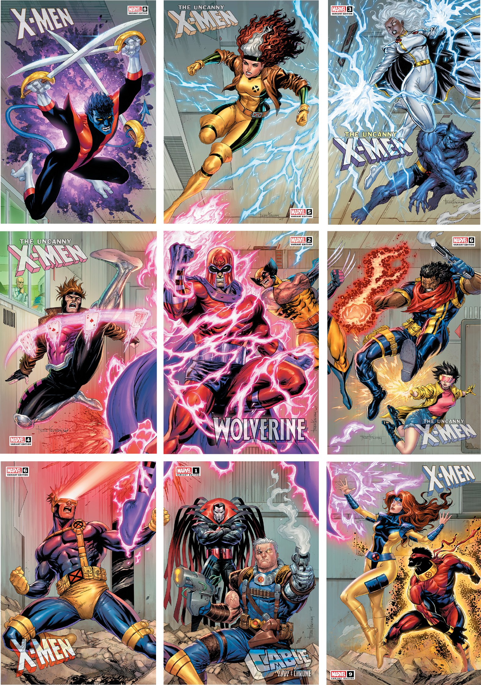 9SET Danger Room Trade Bundle - all 9 trade covers